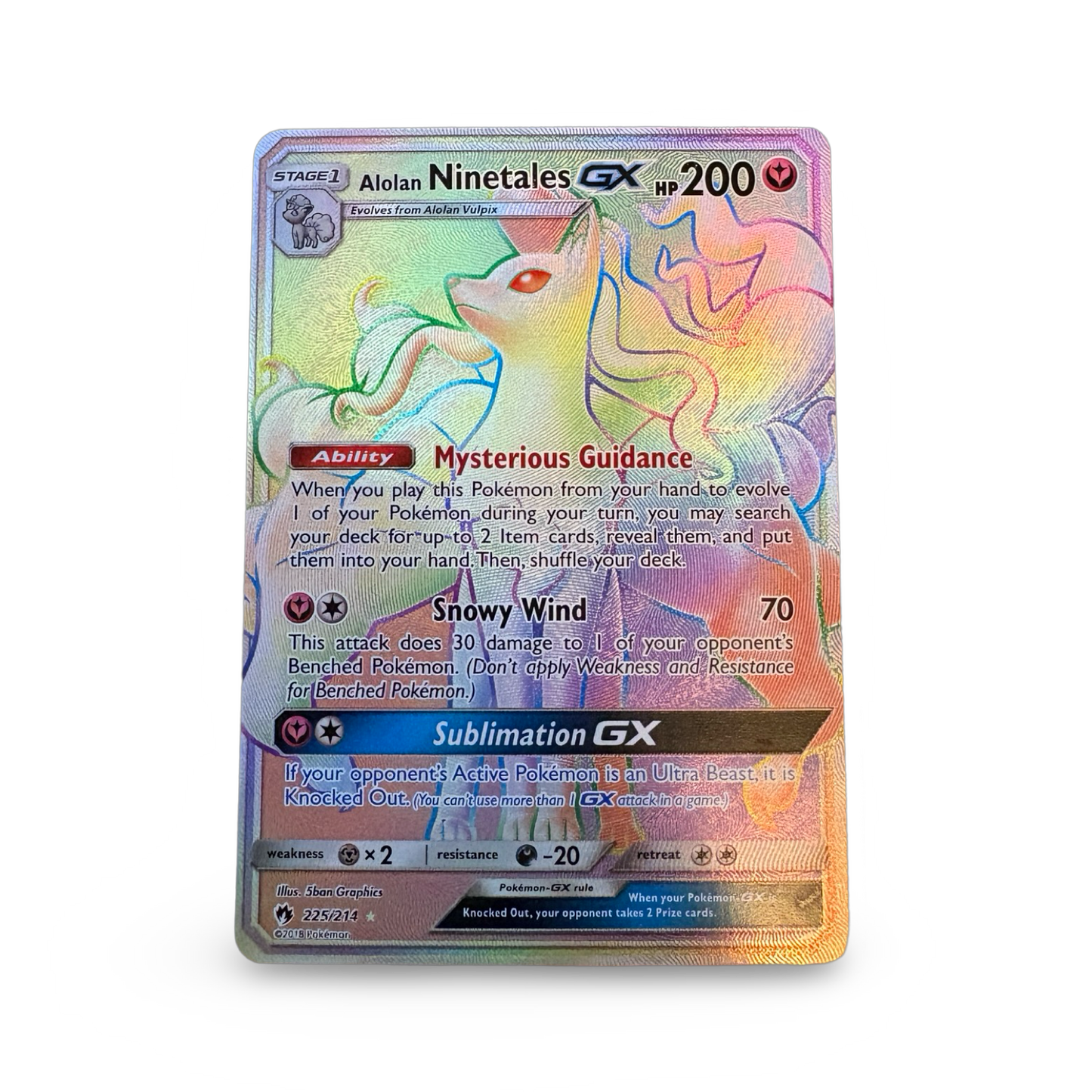 Alolan Ninetales GX - 225/214